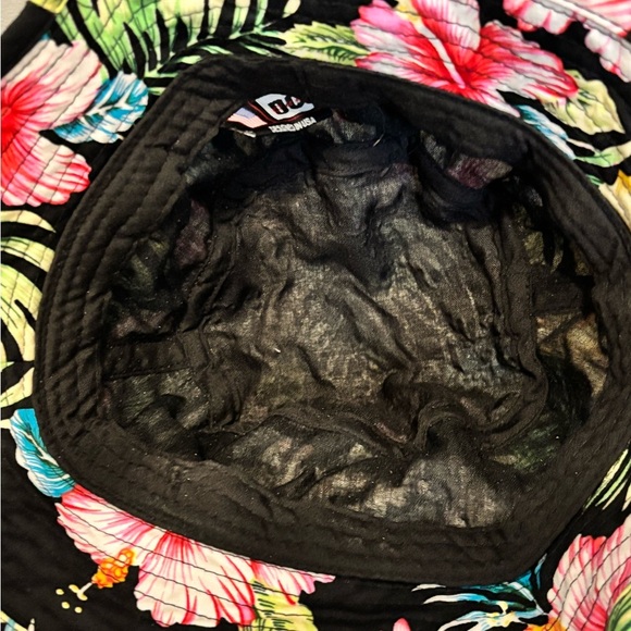 Washington DC Bucket Hat Floral Black | Unisex - Picture 5 of 6